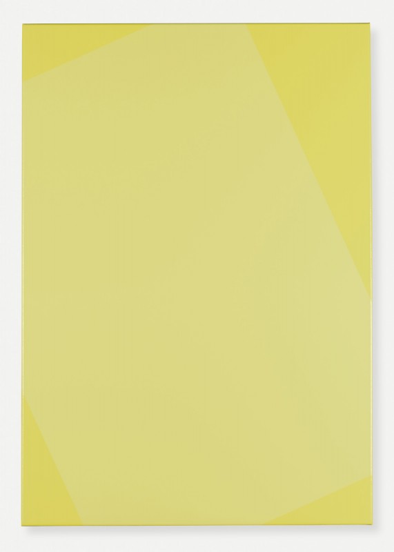 Lemon Yellow, 2015, acrilico sobre lienzo, 100 x 70 cm