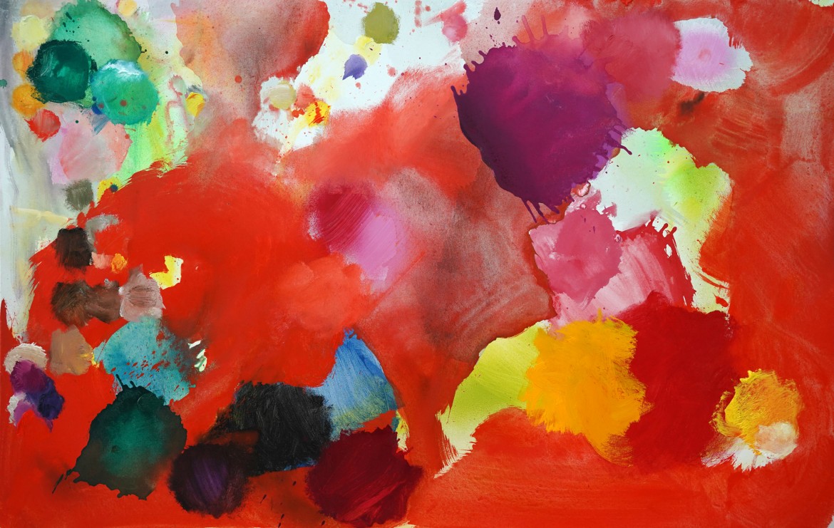 'Shanghai Garden VI', 2025, oil on canvas, 90 x 140 cm.