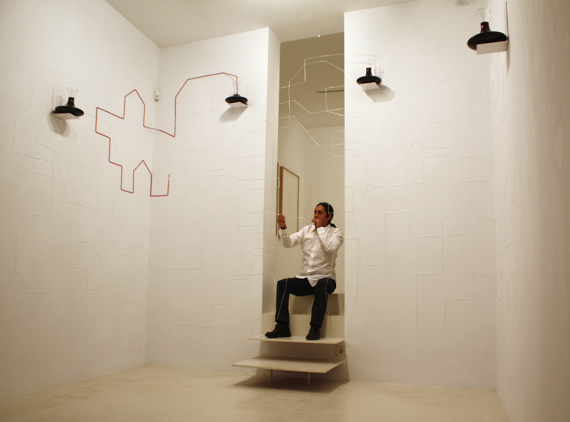 Performance e instalación 'La Circulación del Pensamiento', Palma 2011