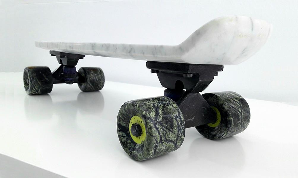 Stone Skateboard, marble