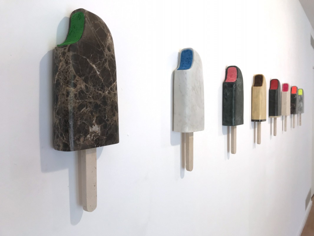 Ice creams collection, exhibition view