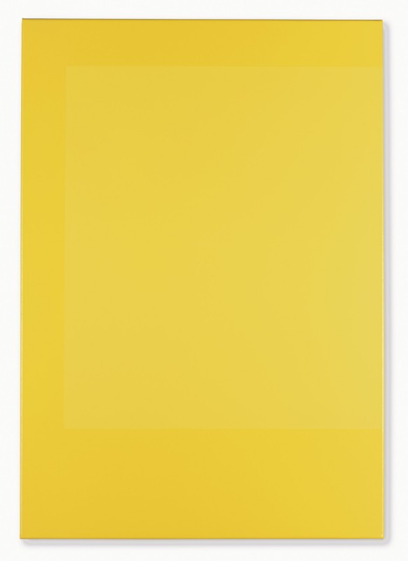 Ocre, 2015 Acrylic on canvas 100 x 70 cm.