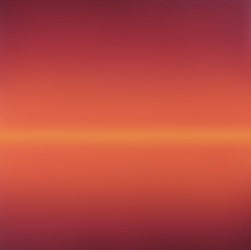 Horizon, 2009, acrilico sobre lienzo, 170 x 170 cm.