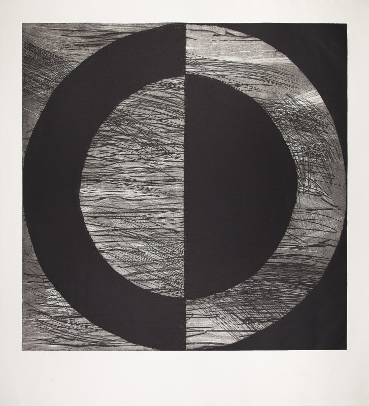 Jose Pedro Croft. S/T, 1997, etching, 124 x 112,5 cm.