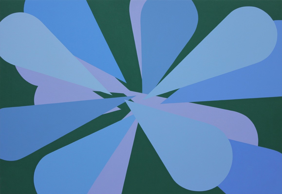 Mitsuo Miura. Memorias Imaginadas, 2014. acrylic on canvas, 89 x 130 cm.