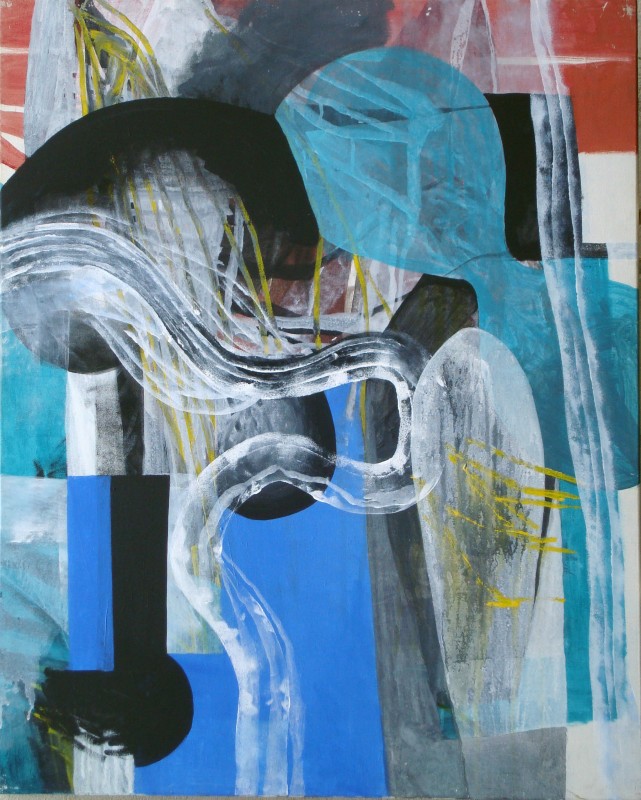 Sin titulo, 1999, acrilico sobre lienzo, 100 x 81 cm.