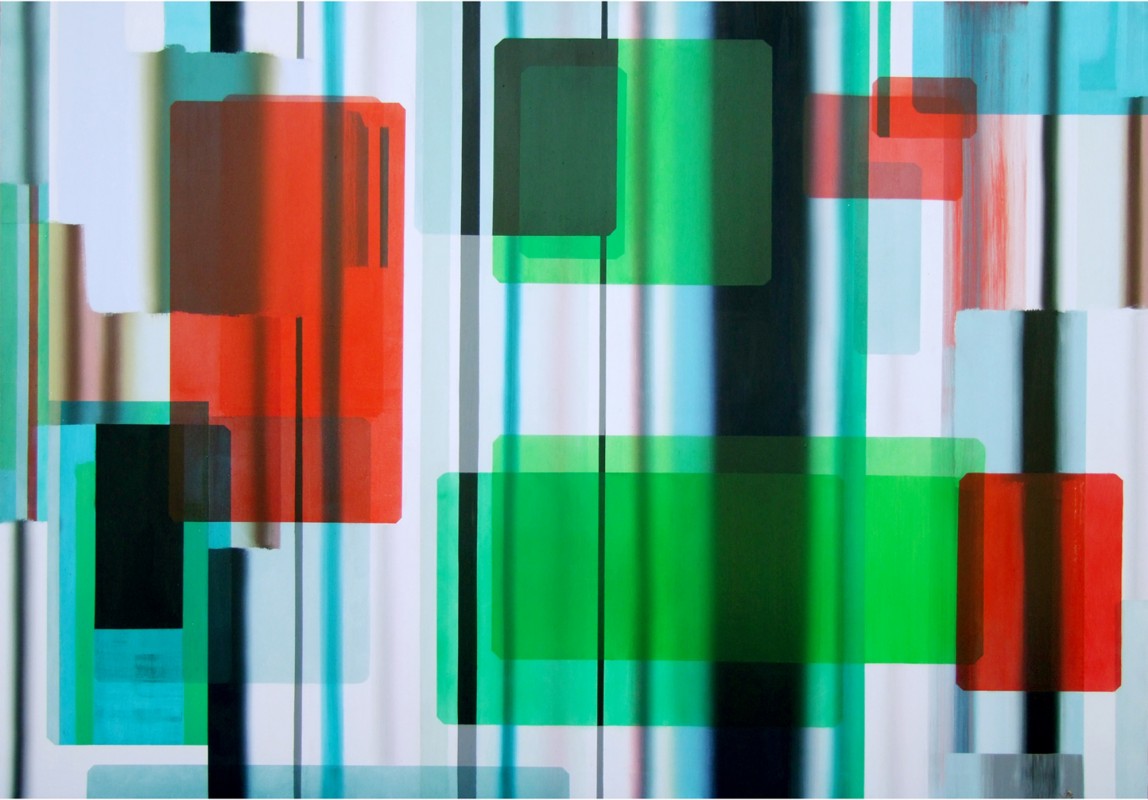 Iroe, 2021, acrilico sobre lienzo, 200 x 140 cm.