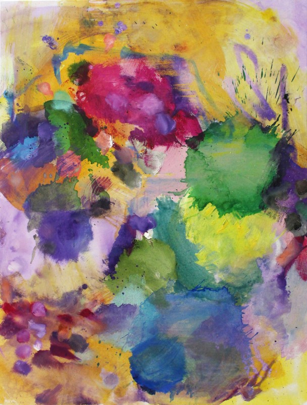 Looking for a palette in Shanghai V, 2024, oleo sobre tela, 119 x 89 cm.