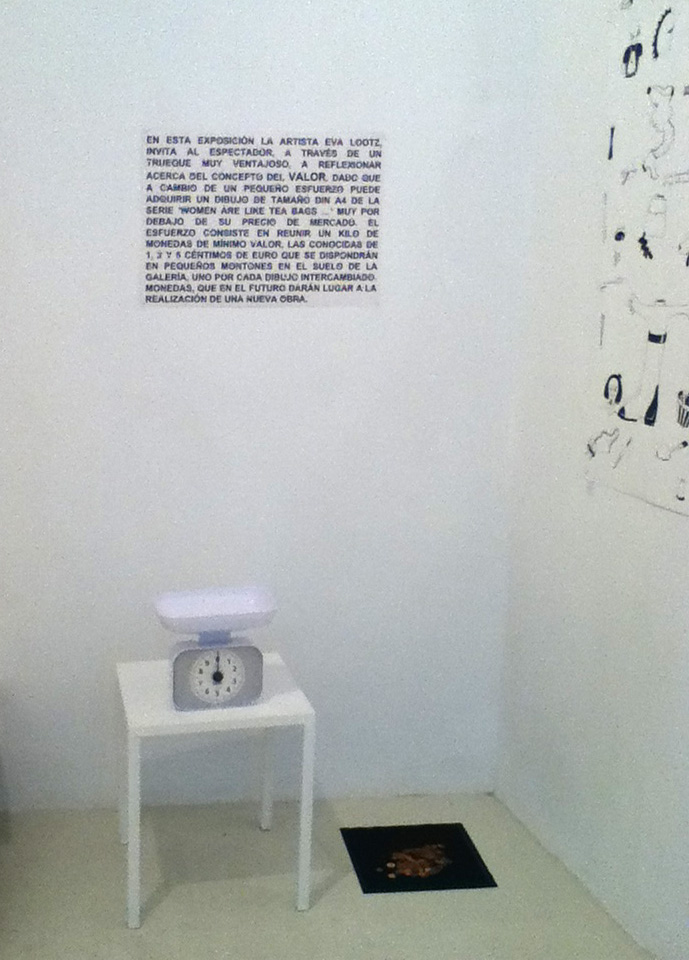 Exhibition view in the Galería Maior of Palma, 2013