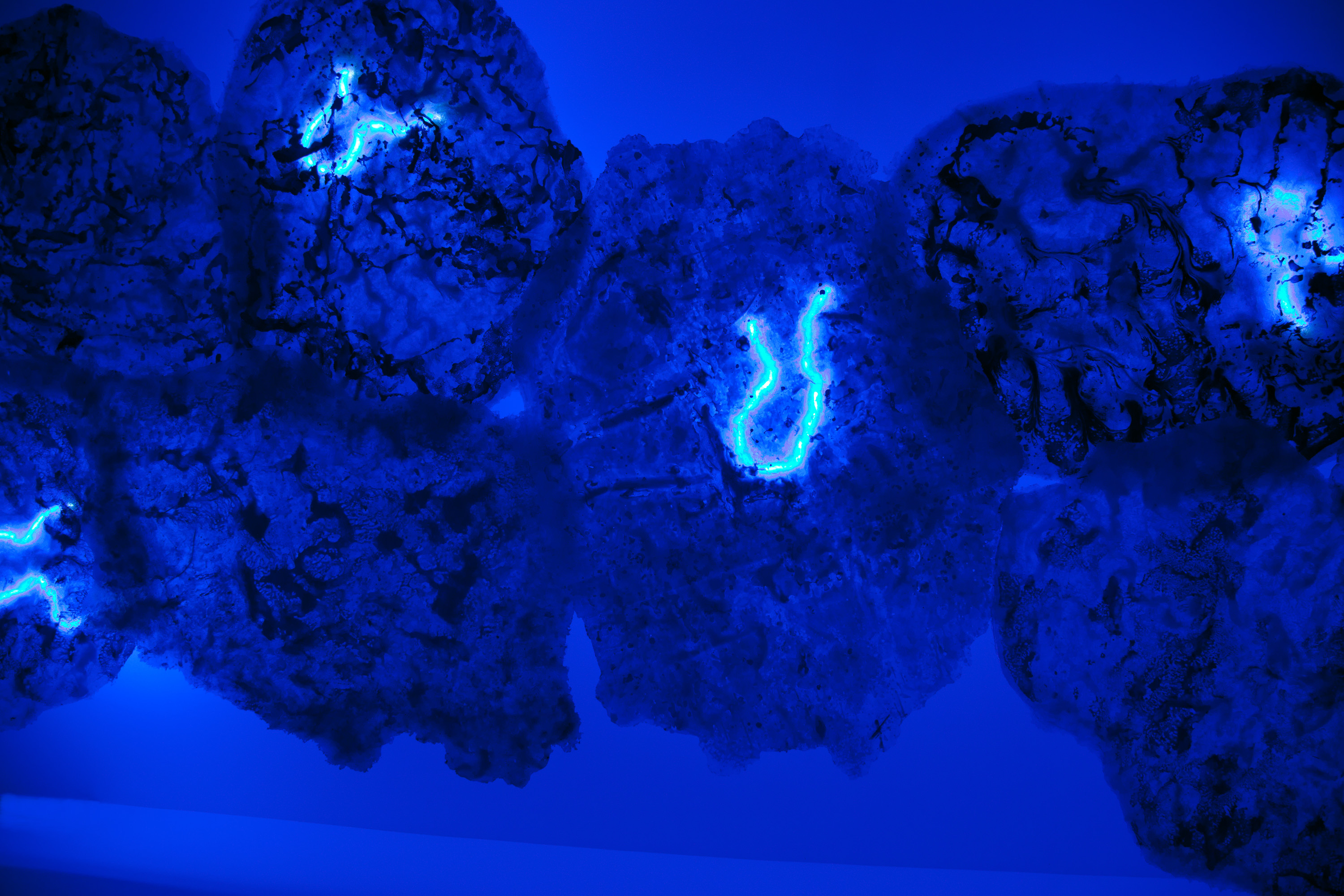 Vista de la exposición Nuvols en la Galeria Maior de Palma, 2012
