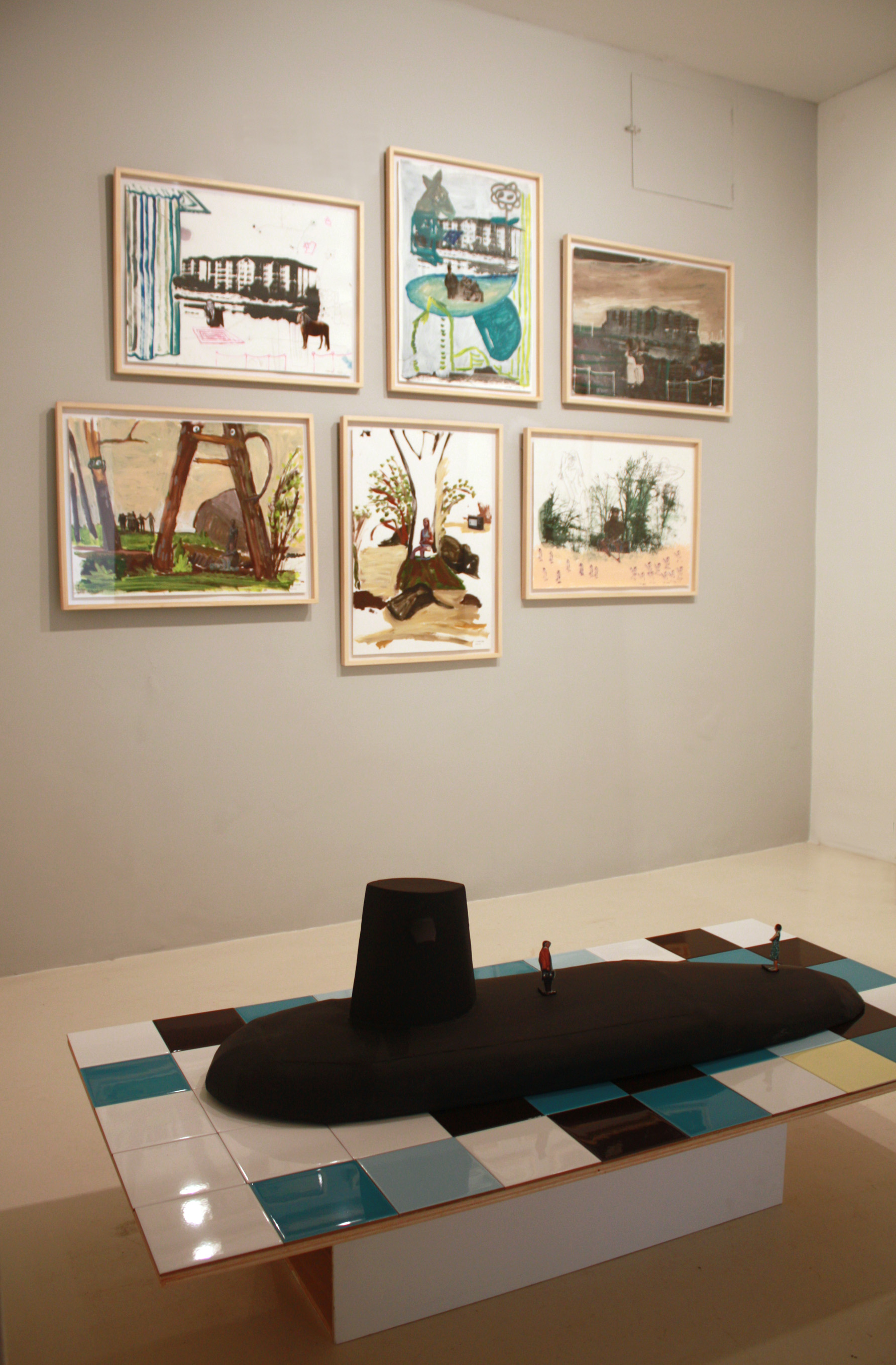 Vista de la exposición en la Galería Maior de Palma, 2012