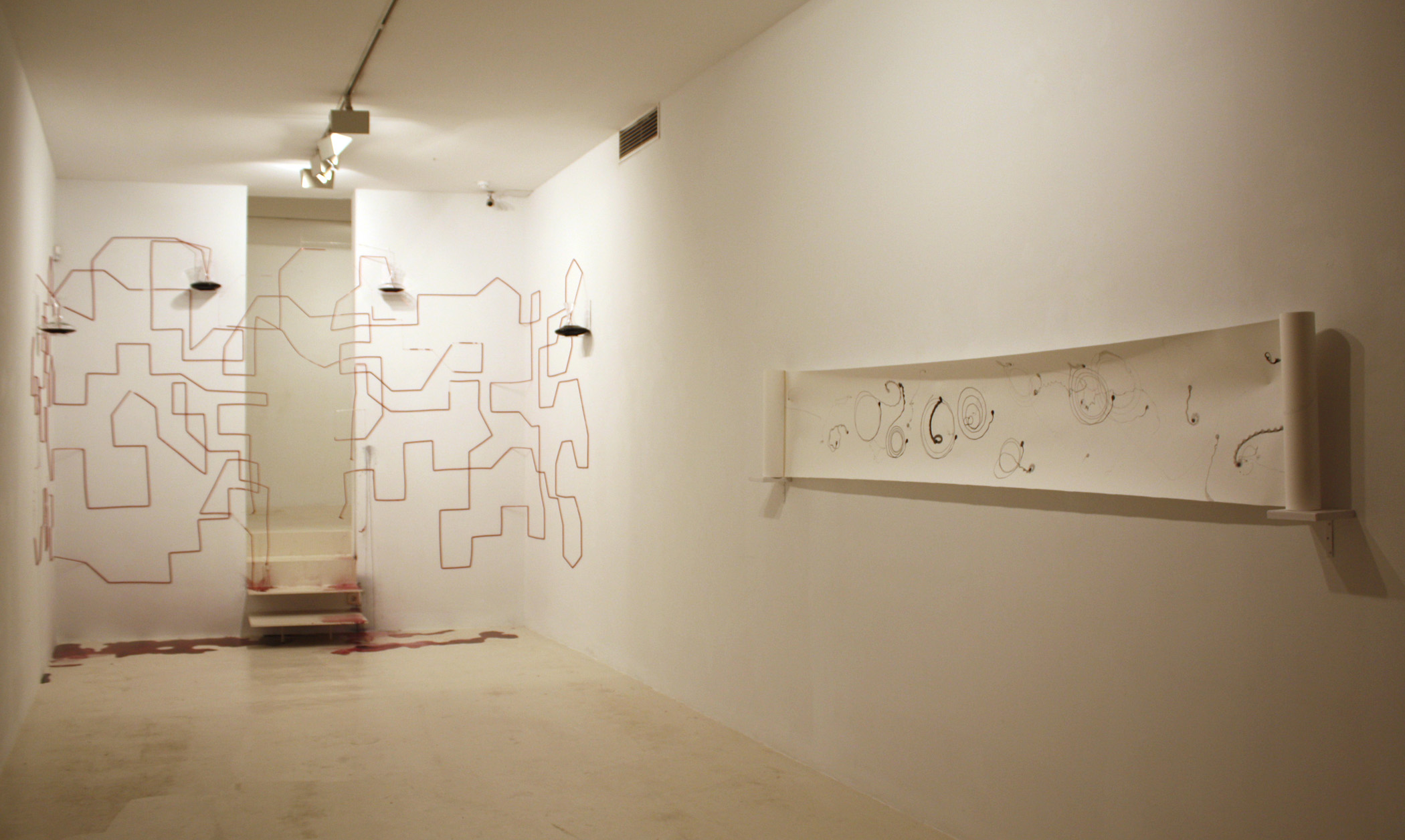 Exhibition view in the Galería Maior of Palma, 2011