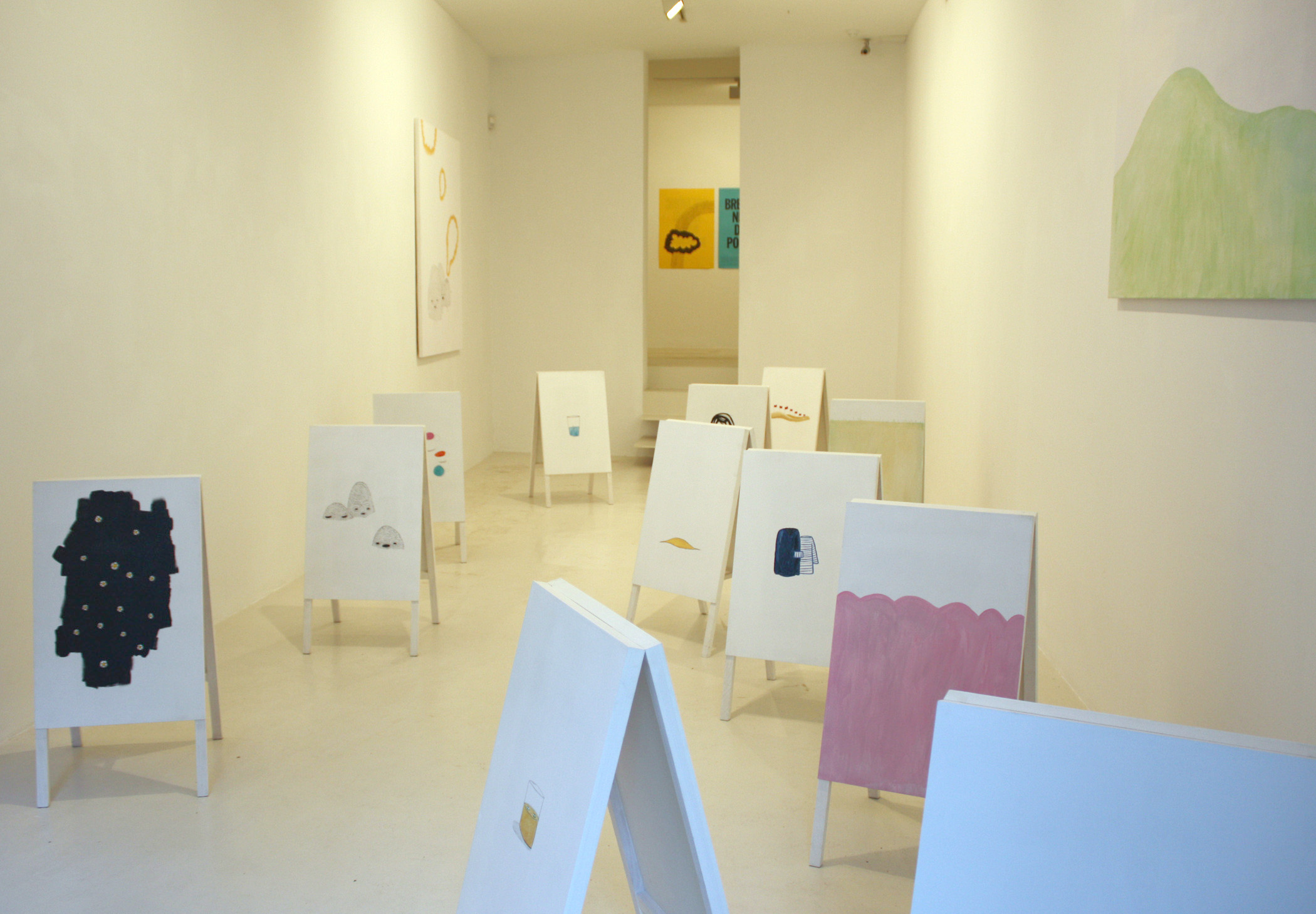 Vista de la exposición en la Galería Maior de Palma, 2011