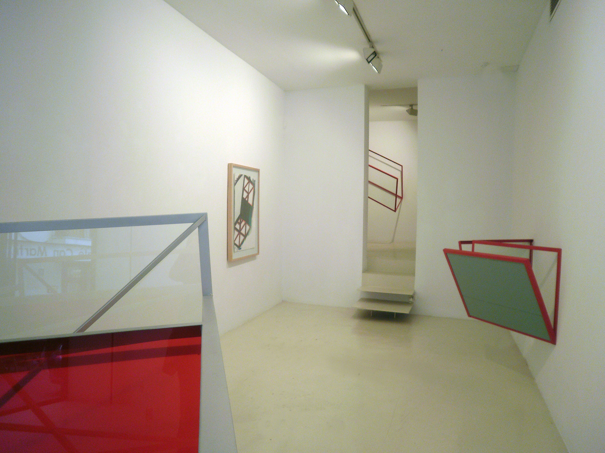 Vista de la exposición de Jose Pedro Croft, 2010