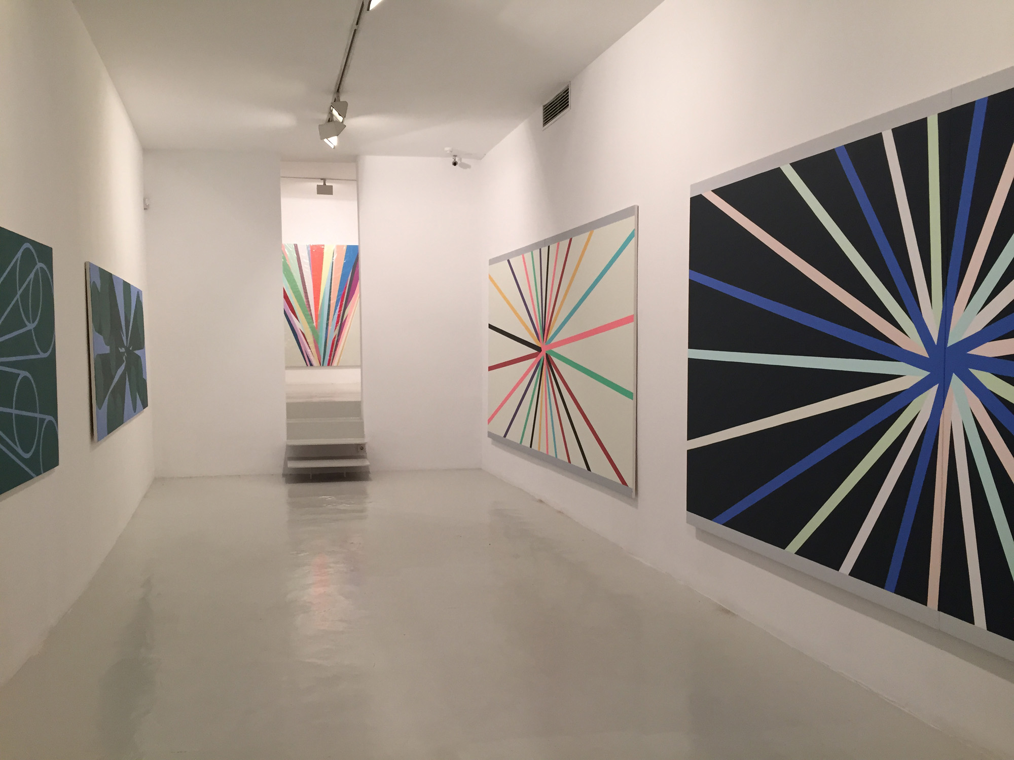 Vista de la exposición Memorias Imaginadas en la Galería de Palma, 2016