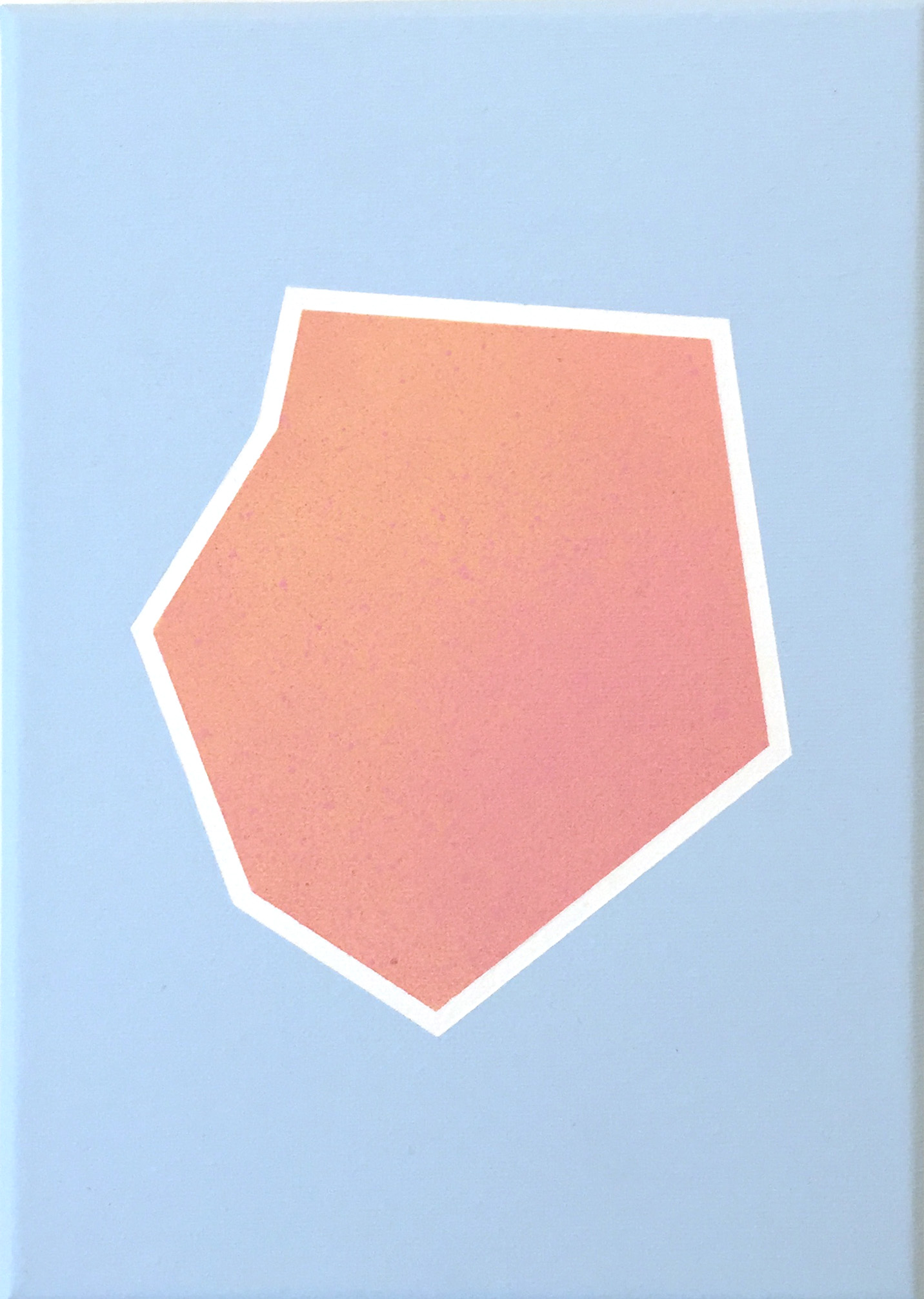 Untitled, 2015, acrylic on canvas, 27 x 19 cm.