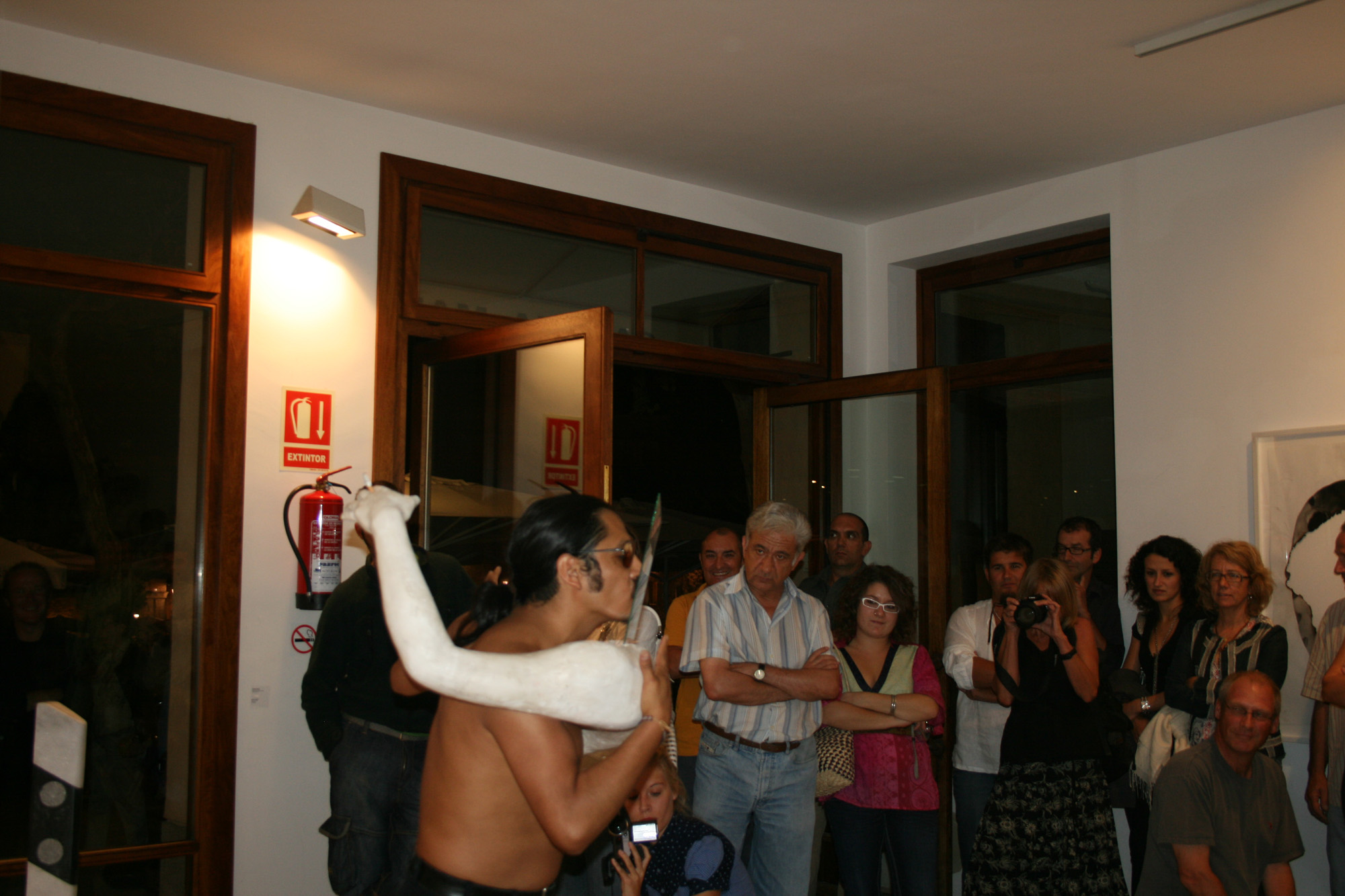 Performance Tango in the Galeria Maior, Pollensa 2008