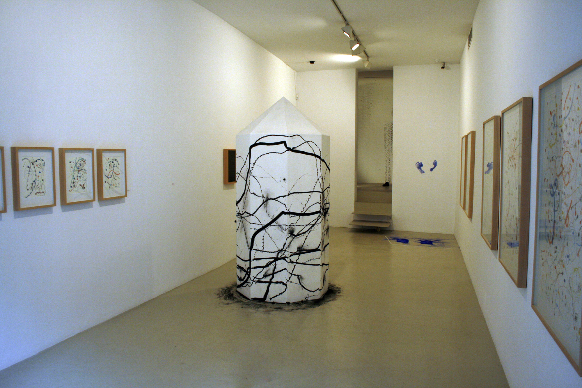 Exhibition view Rites of Passage in the Galeria Maior, 2008